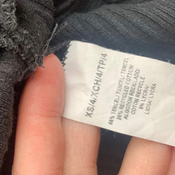 Vitamin A Organic Rib West Black Dress - XS/4 - Picture 3 of 6